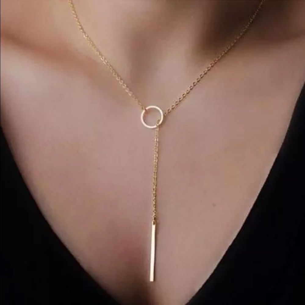 Drop Charm Necklace