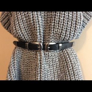Vegan Double Buckle Belt