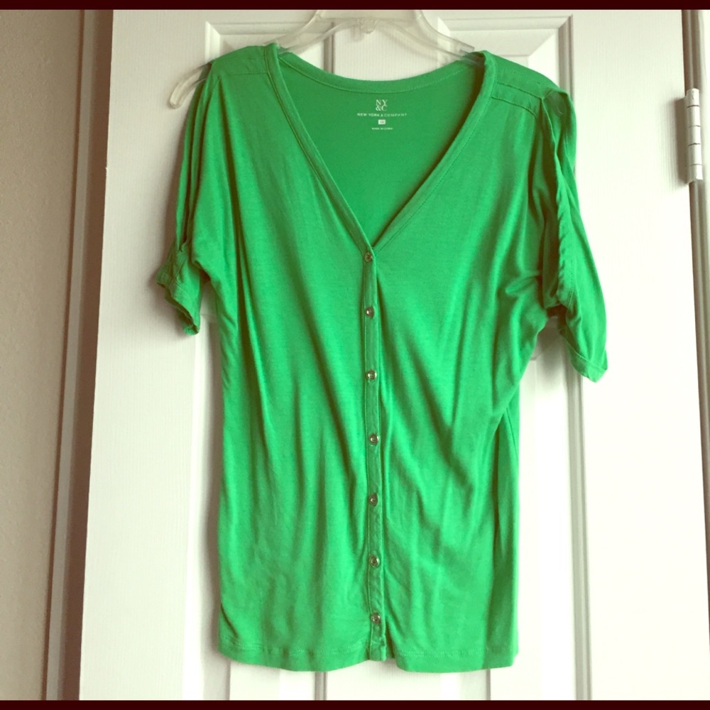 New York & Company Button Down Blouse