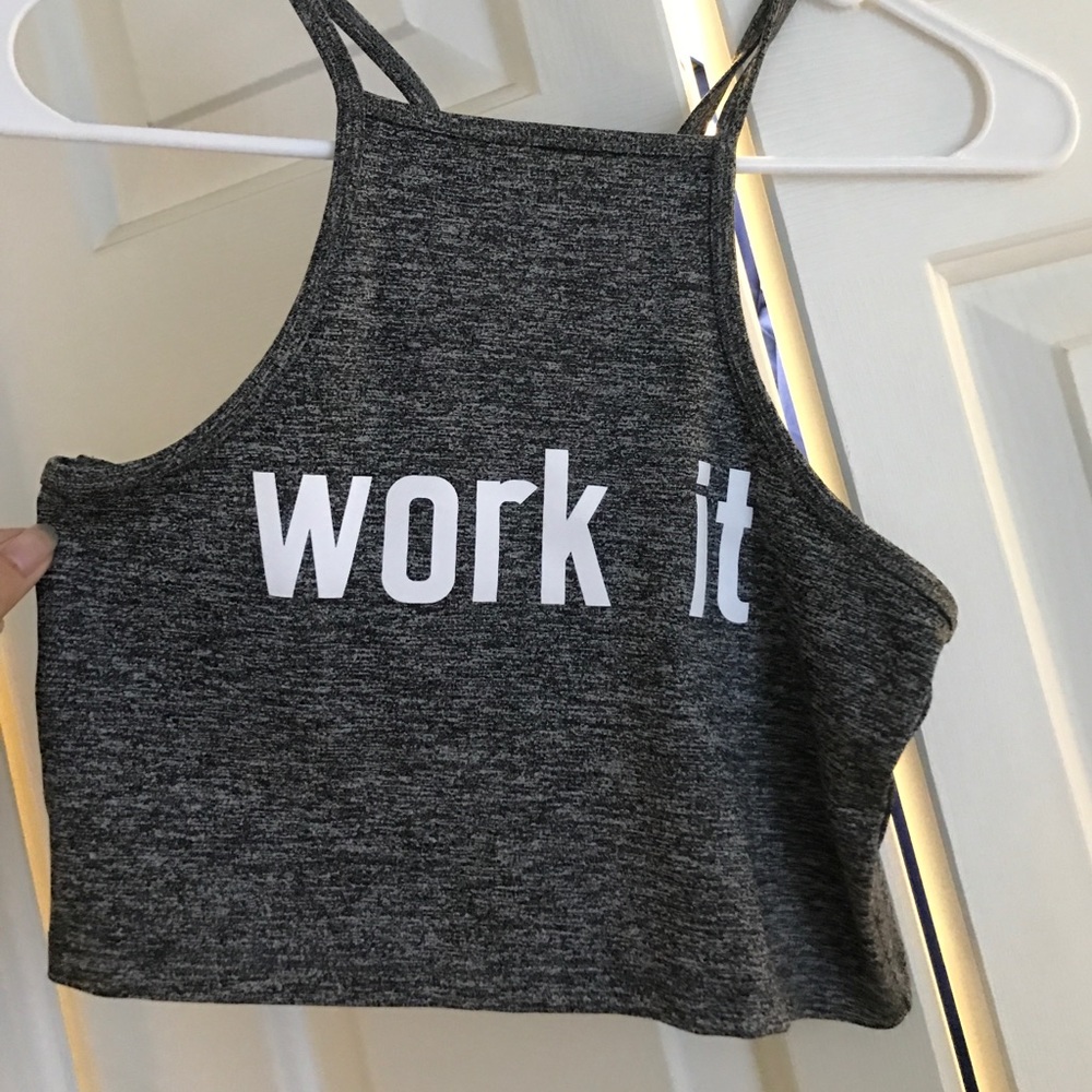 Forever 21 workout crop top
