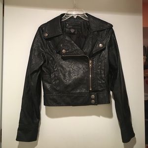 Faux Leather Jacket