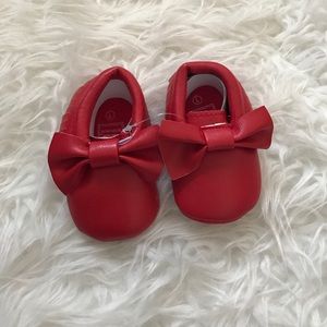 Baby Faux Leather Moccasins