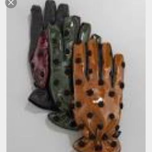 WANTED!! Marc Jacobs patent polka dot gloves