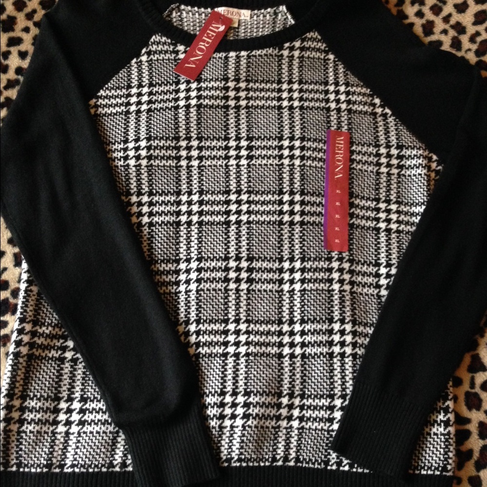 Merona houndstooth sweater