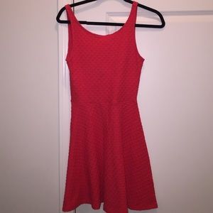 ❣️H&M textured red dress❣️