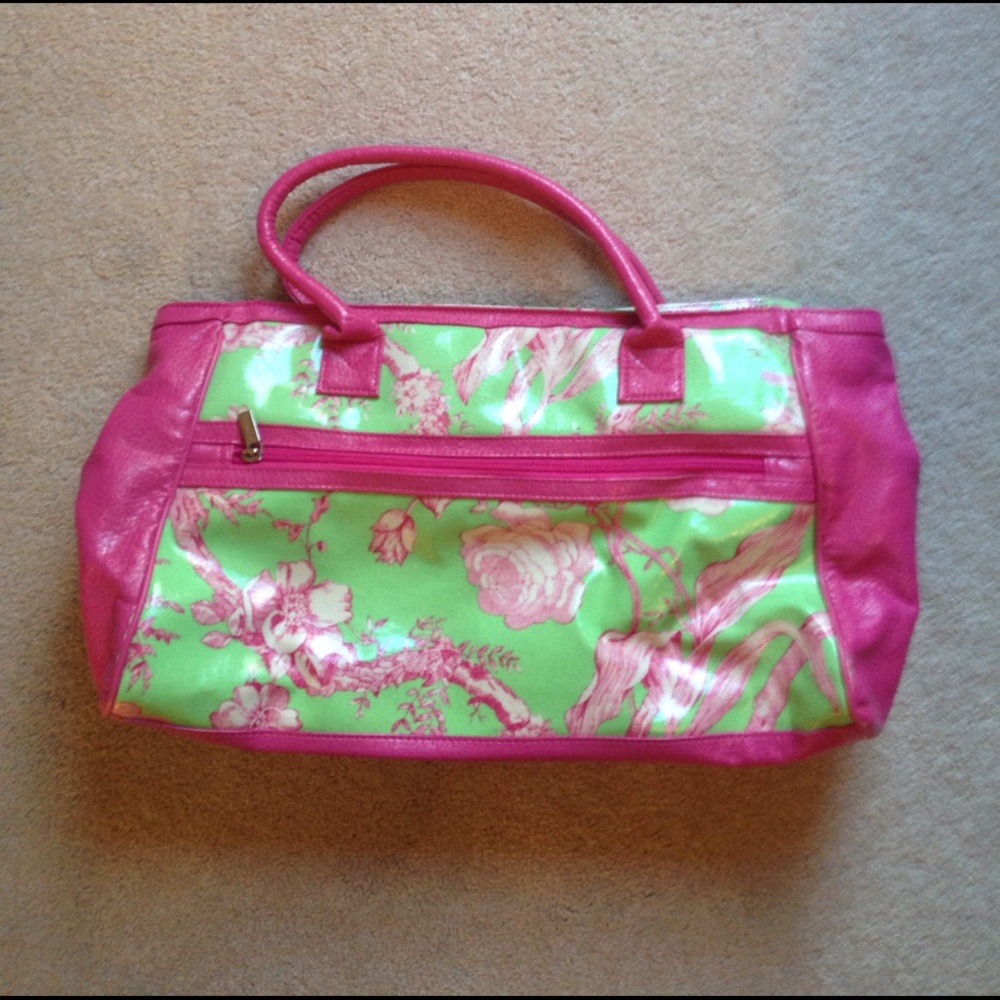 Pink and green bag, murval