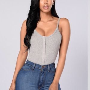Size S Grey Bodysuit