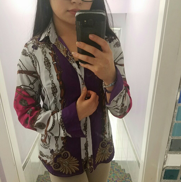 Cool printed button down - Picture 2 of 3