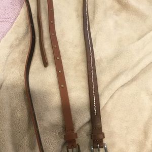 2 NWOT brown belts❣American 🦅 brand