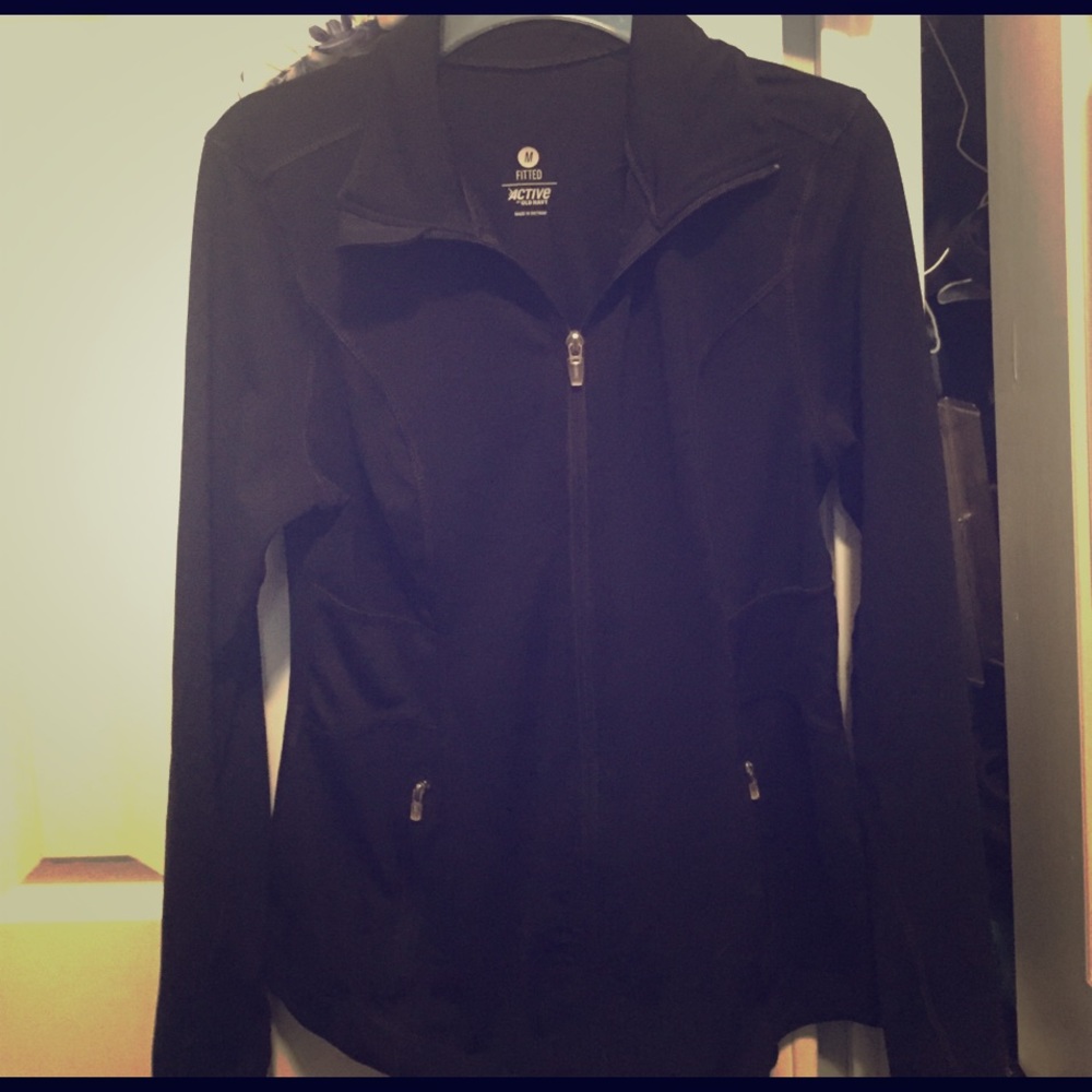 Old Navy activewear zip-up running top