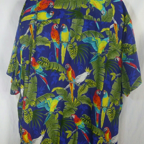 Paradise Found 4X Magnum PI Style Hawaiian Shirt - Picture 3 of 3