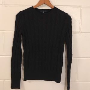 Gap dark navy cable knit sweater