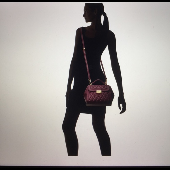 Vera Bradley Handbags - Quilted Mini Stella Satchel in Aubergine