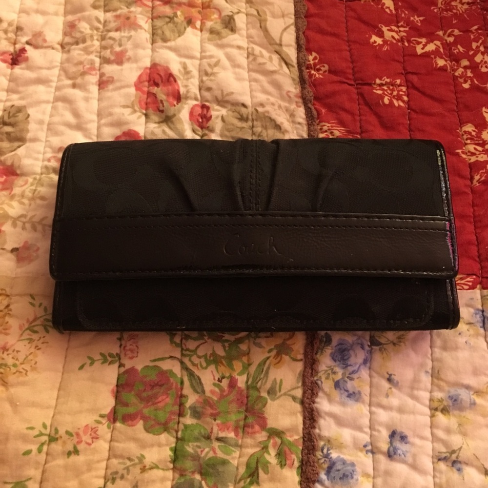 Black Coach wallet