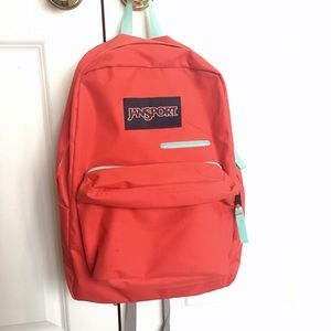 LIKE NEW Coral JanSport Digibreak Laptop Backpack