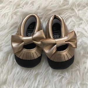 Baby Faux Leather Moccasins