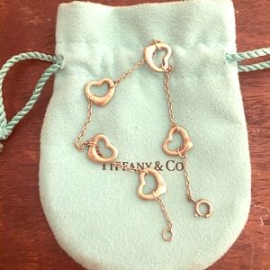 Tiffany and co open heart Elsa Peretti bracelet