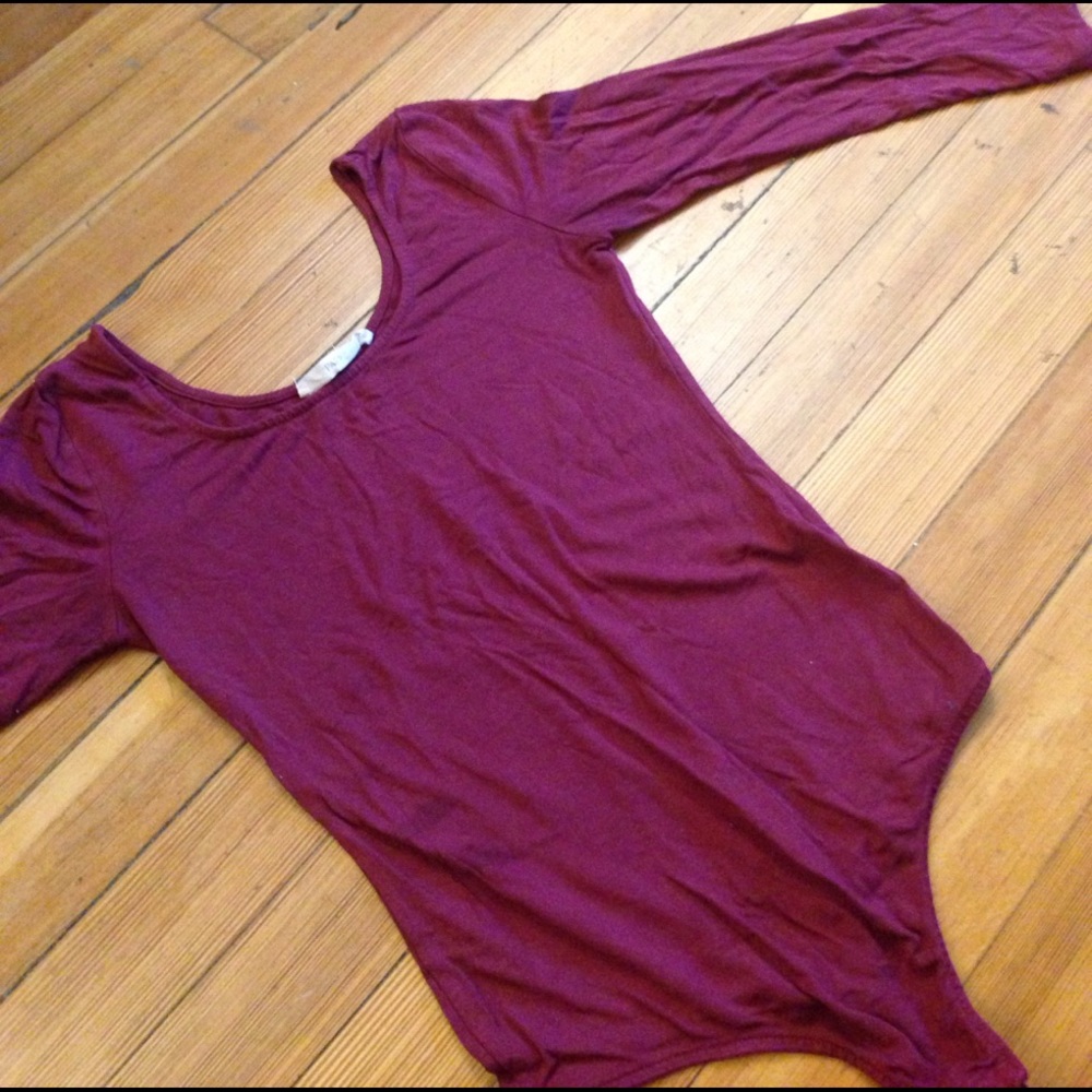 Maroon Bodysuit