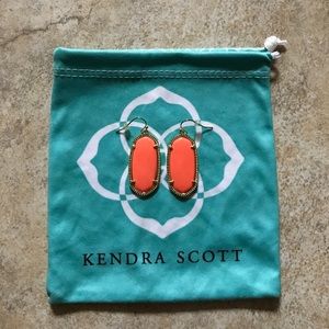 Kendra Scott Elle earrings in Coral