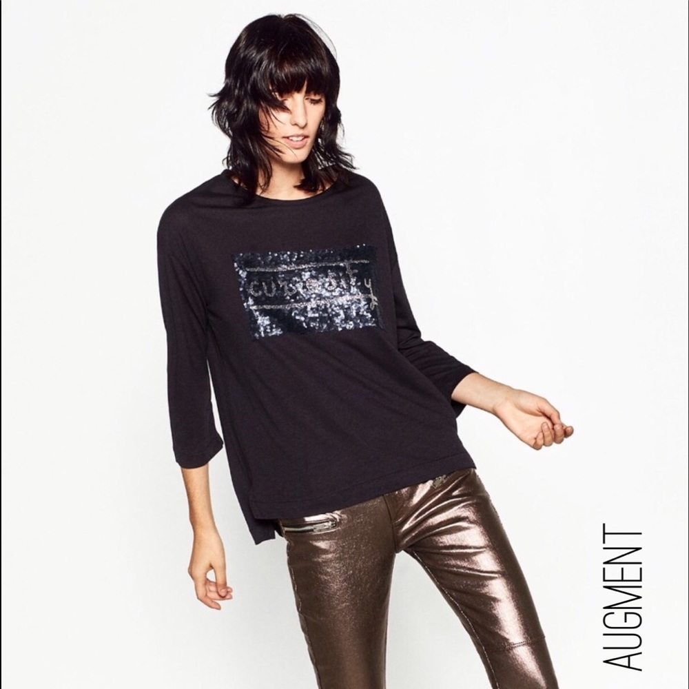 🚨SALE🚨Zara "Curiosity" Sequin Shirt