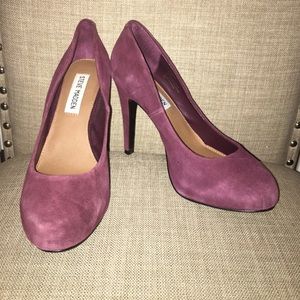 Steven Madden suede high heels