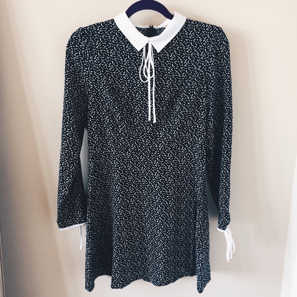 Collared, Printed Dress