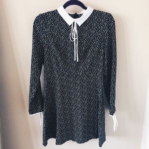 Collared, Printed Dress