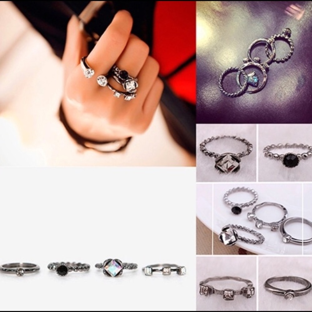 Set of 4 Stackable Rings | Nice!
