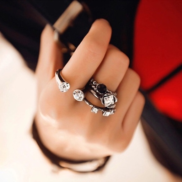 Set of 4 Stackable Rings | Nice! - Picture 2 of 5