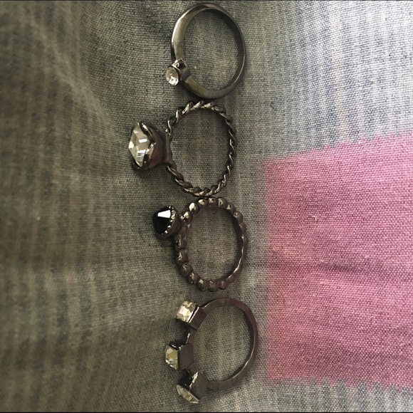 Set of 4 Stackable Rings | Nice! - Picture 4 of 5