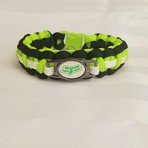 Fox Racing Paracord Bracelet. All Sizes.  Handmade