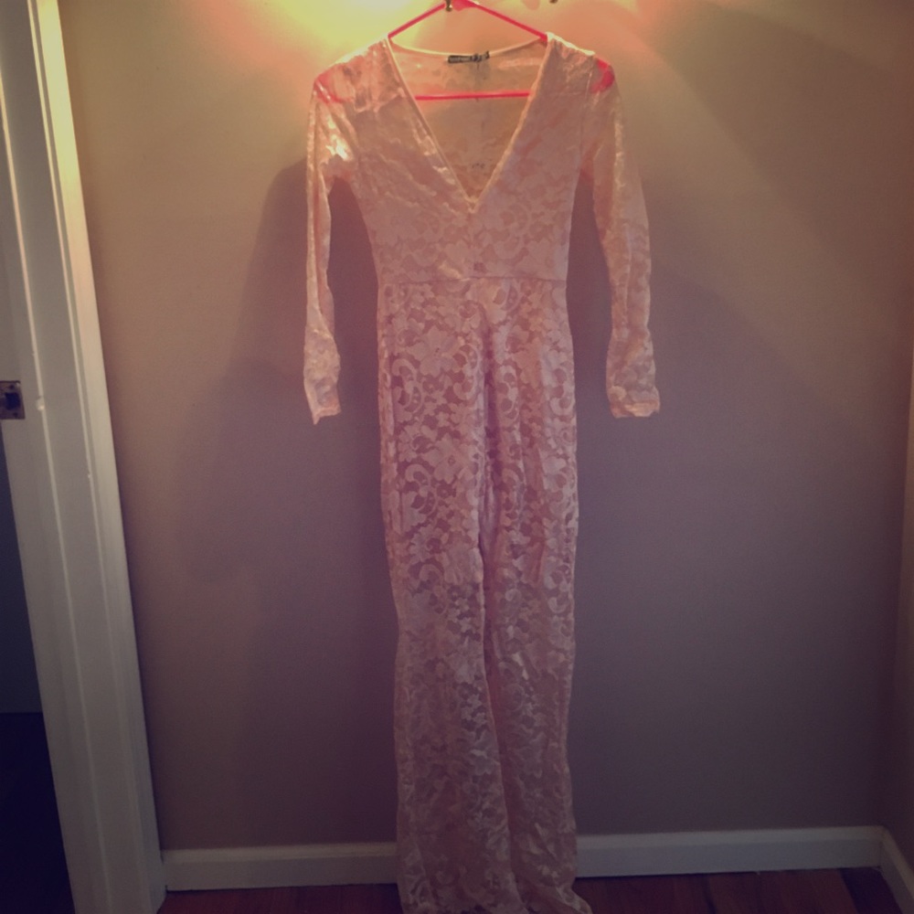 Long dress with front split **PETITE**