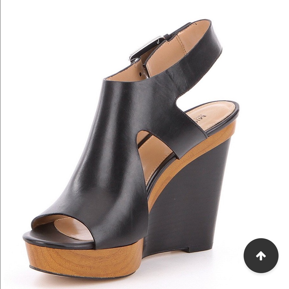Michael Kors Josephine Leather Side PeepToes 8.5M
