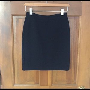 loft black pencil skirt