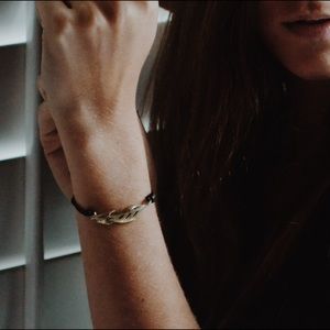 Feather pendant Bracelet