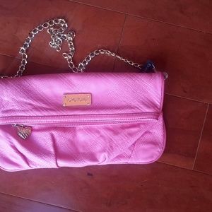 NWT Bebe Pink convertible clutch bag