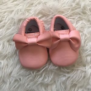 Baby Faux Leather Moccasins