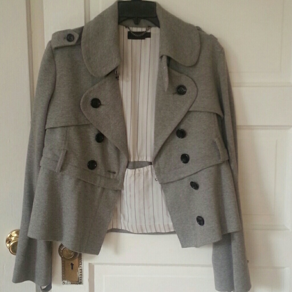 AllSaints convertable grey jacket