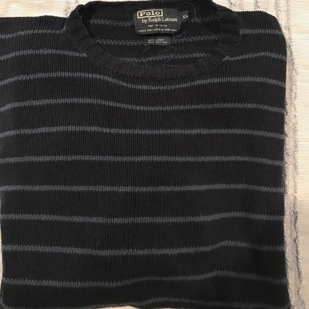 Blue Polo Sweater
