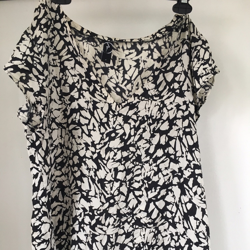 Black and white shirt