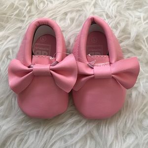 Baby Faux Leather Moccasins
