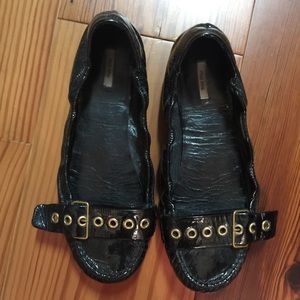 Miu Miu black flats