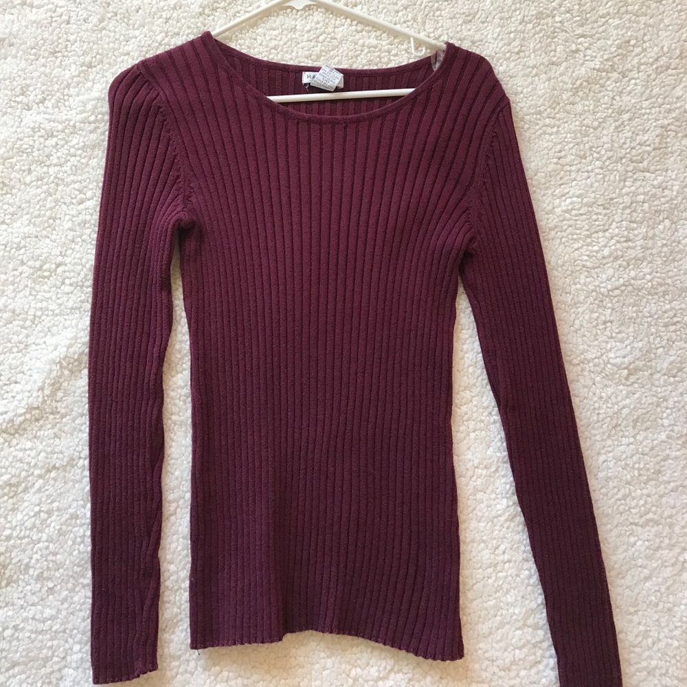 Burgundy Hannah Sweater