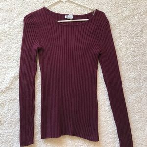Burgundy Hannah Sweater