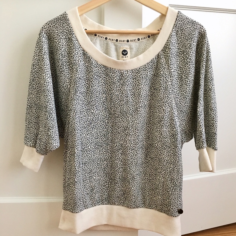 Roxy Leopard Print Sweatshirt
