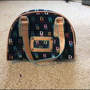 Dooney and Bourke inspired rainbow purse