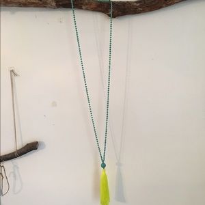 Tassel necklace