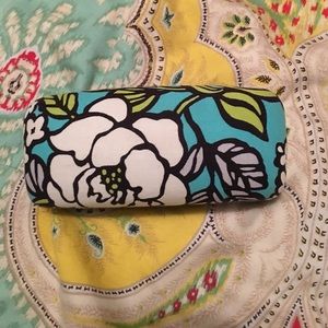 Vera Bradley sunglasses case with cleaning cloth