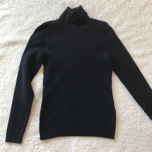 Black St John Bay Turtleneck