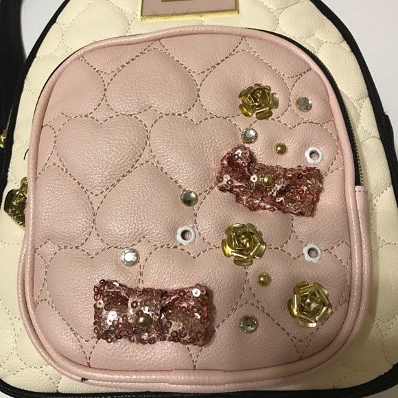 ?Host Pick Betsey J. Winged Heart Cream Backpack main image 6